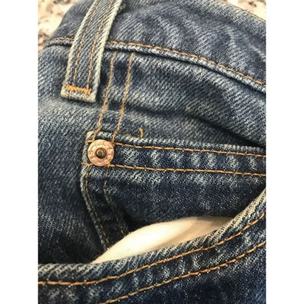 Vintage Levi's Orange Tab 517 0217 USA Made Jeans Tag 38x32 Stitching Error 1of1